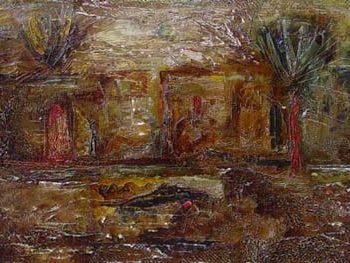 69 350x263 - Complex landscape, canvas, oil, 20x30, 1999