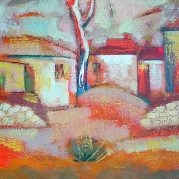 о Жернове хм 60х80 95 350x350 - Воспоминания о Жернове, х.м., 60х80, 1995