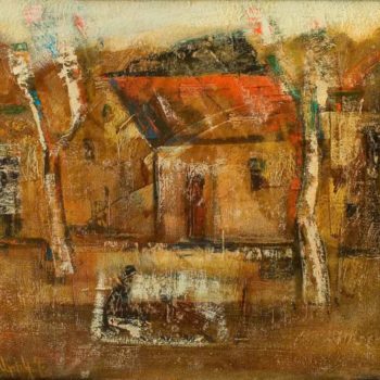 хм 45х50 2006 350x350 - Двор, х.м., 45х50, 2006