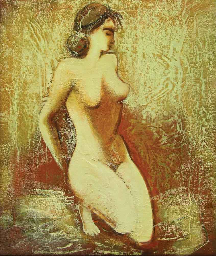 о Мюнхене хм 63х54 1999 2002 2 - Munich memories, 63х54, oil on canvas, 1999-2002