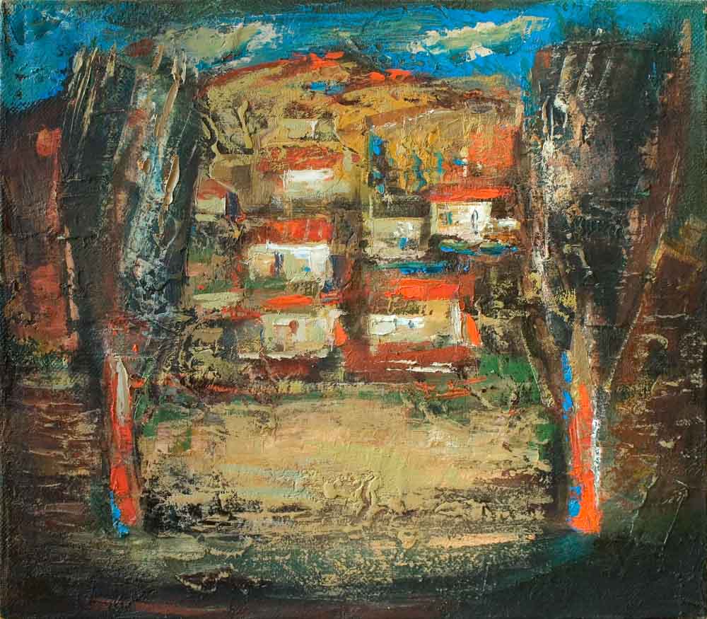 хм 35х40 2007 1 - Millstones, 35х40, oil on canvas, 2007