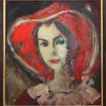 Наиры 2016 хм 5 350x350 - Naira's portrait, 55х55, oil on canvas, 2016